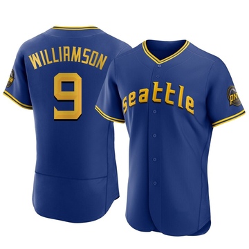 Ben Williamson Men's Authentic Seattle Mariners Royal 2023 City Connect Jersey