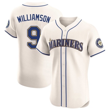 Ben Williamson Men's Elite Seattle Mariners Cream Alternate Jersey
