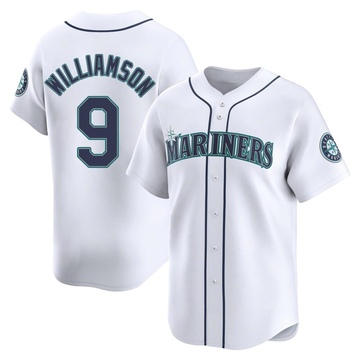 Ben Williamson Men's Limited Seattle Mariners White Home Jersey