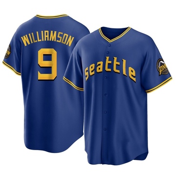 Ben Williamson Men's Replica Seattle Mariners Royal 2023 City Connect Jersey