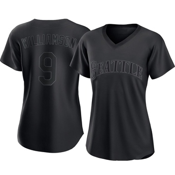 Ben Williamson Women's Replica Seattle Mariners Black Pitch Fashion Jersey