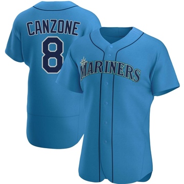Dominic Canzone Men's Authentic Seattle Mariners Royal Alternate Jersey
