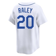 Luke Raley Youth Limited Seattle Mariners White Throwback Cooperstown Collection Jersey