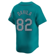Nick Davila Men's Limited Seattle Mariners Aqua Alternate Jersey
