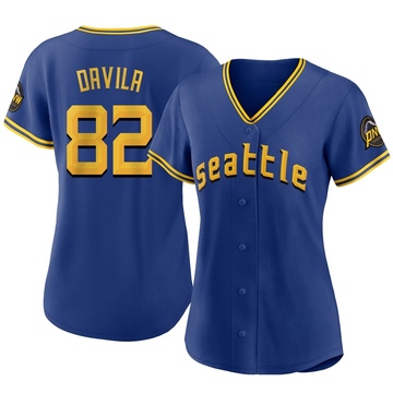 Nick Davila Women's Replica Seattle Mariners Royal 2023 City Connect Jersey
