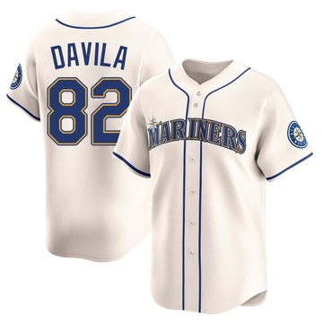 Nick Davila Youth Limited Seattle Mariners Cream Alternate Jersey